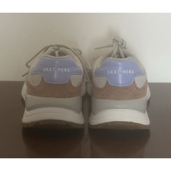 SKECHERS FURY WOMEN’S ATHLETIC SHOE Brown/ Taupe Sz 8 Comfort Memory Foam - Picture 5 of 8